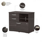 Armoire de rangement avec tiroirs