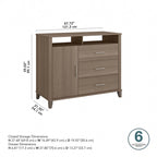 Bahut de rangement pour bureau à domicile