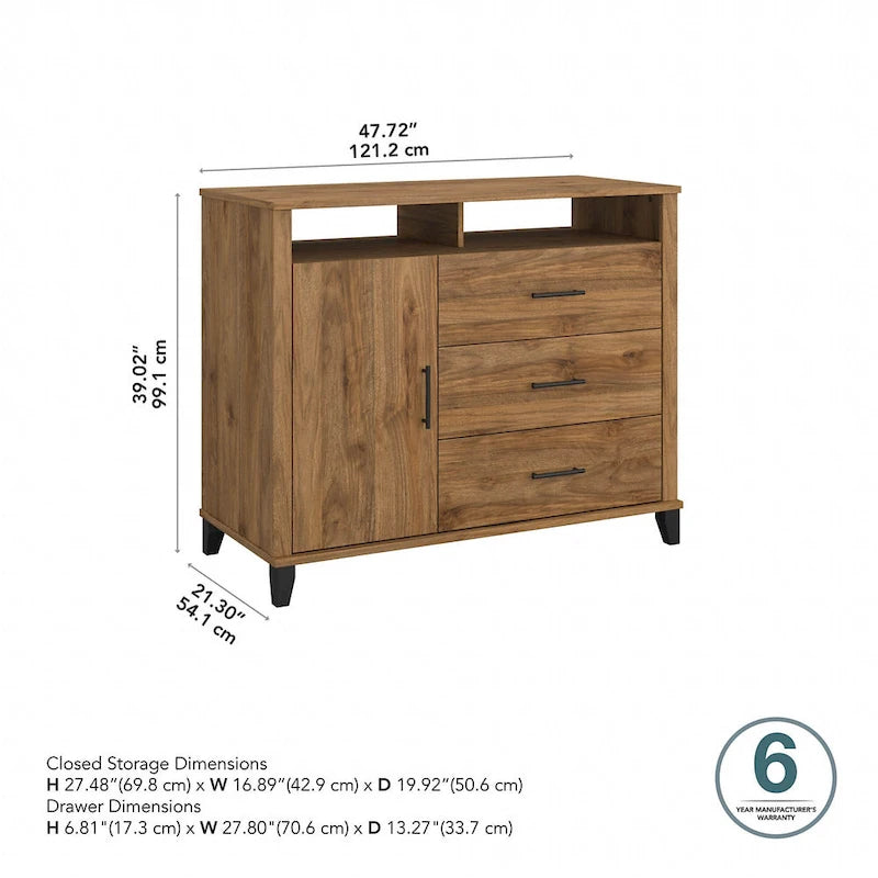 Bahut de rangement pour bureau à domicile