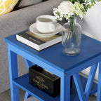 Table de chevet moderne avec 3 étagères de rangement