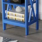Table de chevet moderne avec 3 étagères de rangement