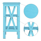 Table de chevet moderne avec 3 étagères de rangement