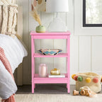 Table de chevet moderne avec 3 étagères de rangement
