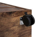 Meuble de rangement à tiroirs pour bureau 7 tiroirs, unité de classement mobile avec roulettes pivotantes, rangement d'artisanat pour la maison, le bureau