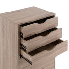Meuble de rangement à tiroirs pour bureau 7 tiroirs, unité de classement mobile avec roulettes pivotantes, rangement d'artisanat pour la maison, le bureau