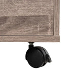 Meuble de rangement à tiroirs pour bureau 7 tiroirs, unité de classement mobile avec roulettes pivotantes, rangement d'artisanat pour la maison, le bureau