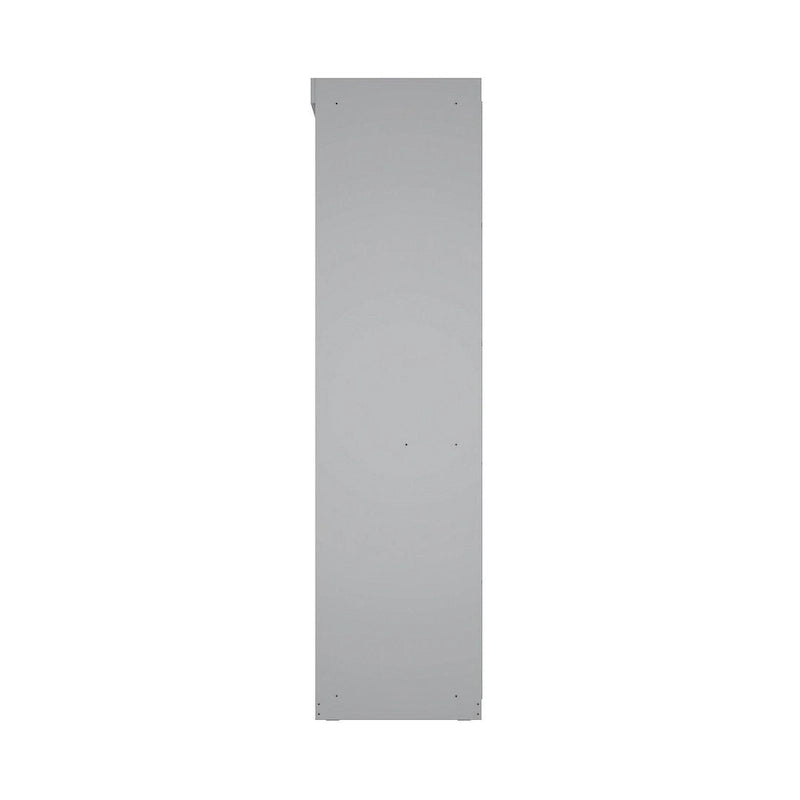 Armoire penderie moderne double ouverte de 35,9 po avec 2 tringles de suspension