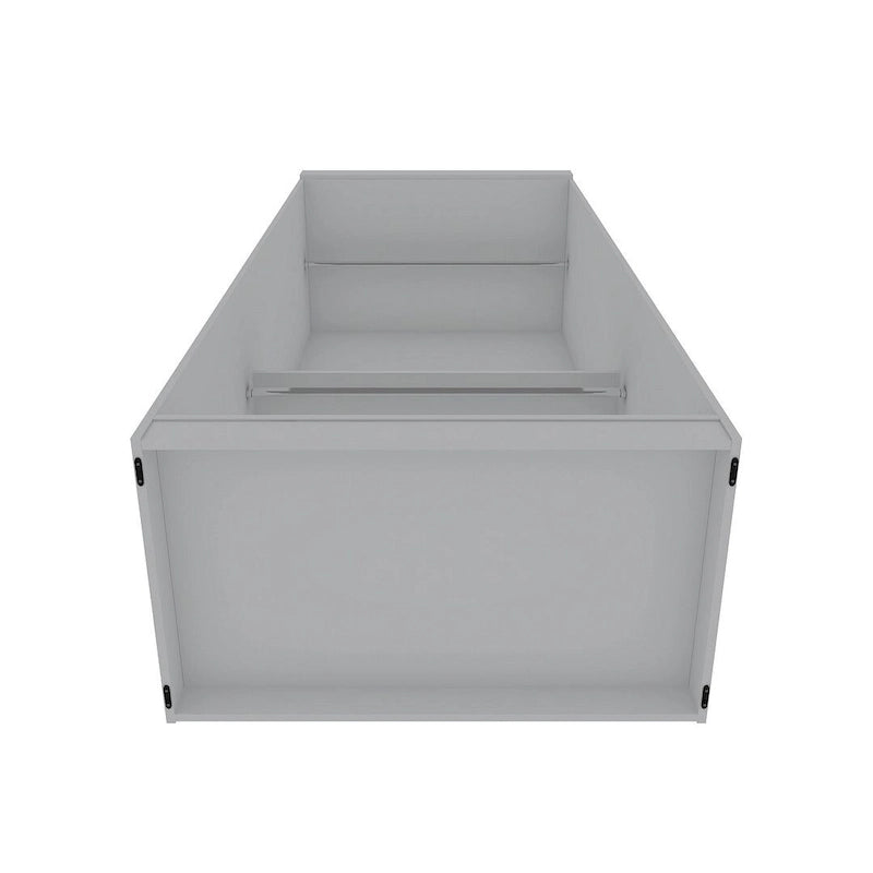 Armoire penderie moderne double ouverte de 35,9 po avec 2 tringles de suspension