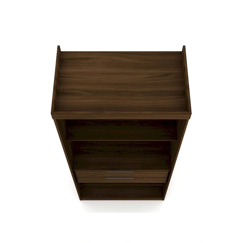 Ouvrir 2 armoires de garde-robe modernes sectionnelles