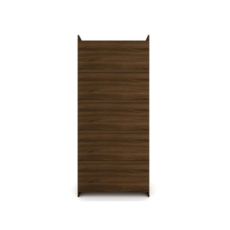 Ouvrir 2 armoires de garde-robe modernes sectionnelles