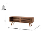 Meuble TV bas à lattes 46 KD