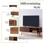 Meuble TV bas à lattes 46 KD