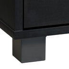 Meuble TV bas avec portes pour téléviseurs jusqu'à 85 pouces
