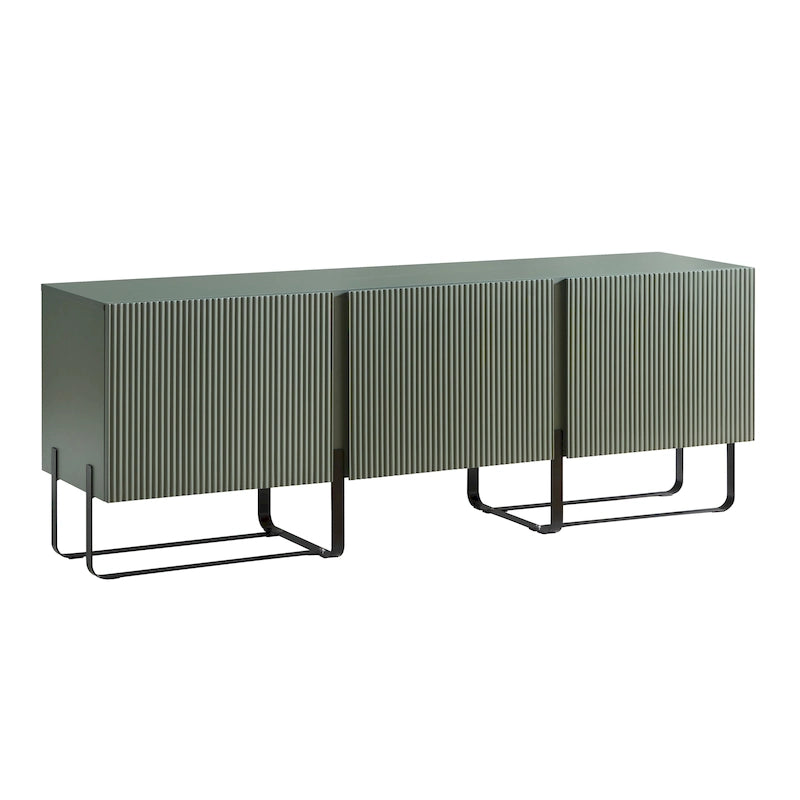 Meuble TV moderne à 3 portes de 150 cm