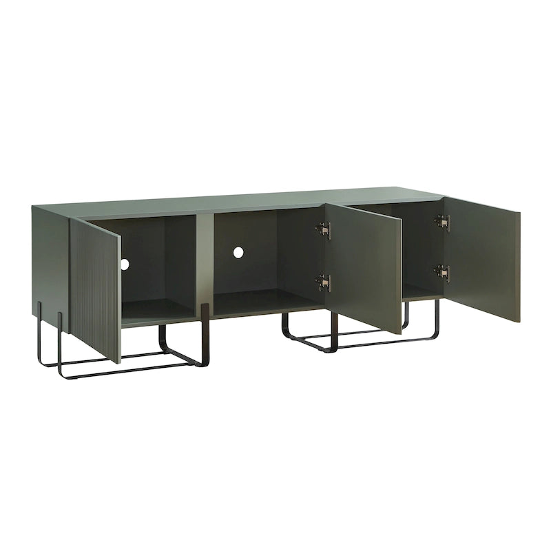 Meuble TV moderne à 3 portes de 150 cm