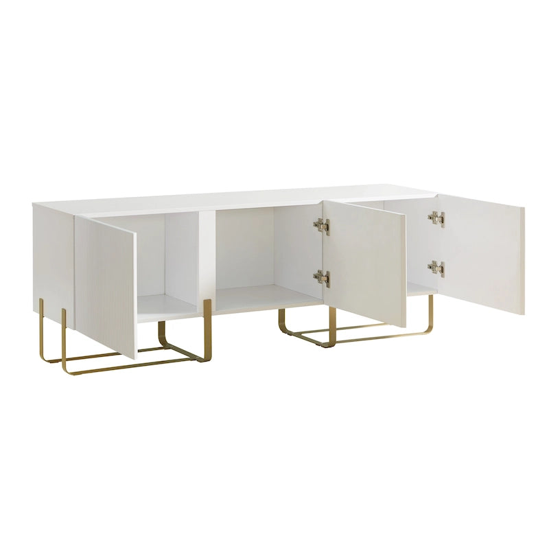 Meuble TV moderne à 3 portes de 150 cm