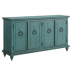 Meuble TV console en bois massif 65
