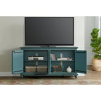 Meuble TV console en bois massif 65