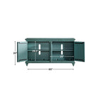 Meuble TV console en bois massif 65
