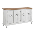 Meuble TV console en bois massif 65