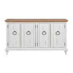 Meuble TV console en bois massif 65