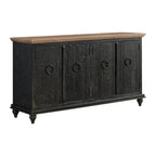 Meuble TV console en bois massif 65