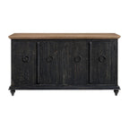 Meuble TV console en bois massif 65