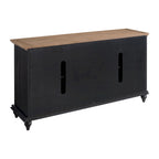 Meuble TV console en bois massif 65