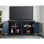 Meuble TV console en bois massif 65