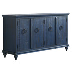 Meuble TV console en bois massif 65