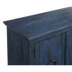 Meuble TV console en bois massif 65