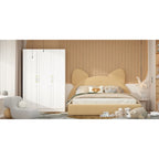 Armoire Penderie Étagères Tringle Portes Meuble de Rangement