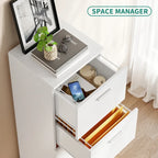 Meuble de rangement vertical verrouillable à 4 tiroirs de 130 cm de haut pour bureau à domicile