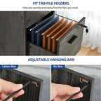 Meuble de rangement vertical verrouillable à 4 tiroirs de 130 cm de haut pour bureau à domicile