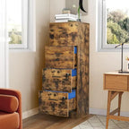 Meuble de rangement vertical verrouillable à 4 tiroirs de 130 cm de haut pour bureau à domicile