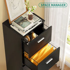 Meuble de rangement vertical verrouillable à 4 tiroirs de 130 cm de haut pour bureau à domicile