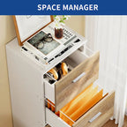 Meuble de rangement vertical verrouillable à 4 tiroirs de 130 cm de haut pour bureau à domicile