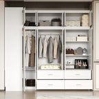 93.9H/74.2H Armoires Penderie Commode Tiroirs Rangement