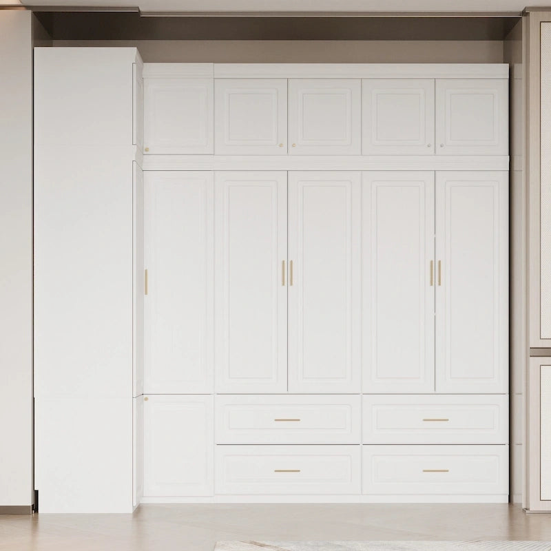 93.9H/74.2H Armoires Penderie Commode Tiroirs Rangement