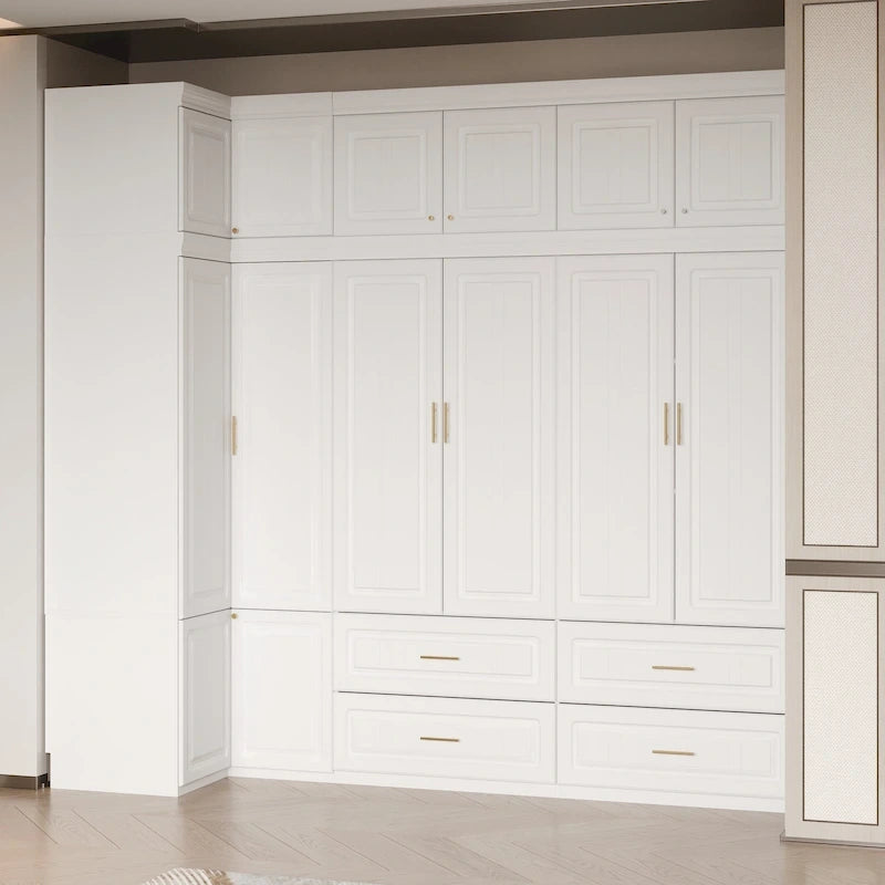 93.9H/74.2H Armoires Penderie Commode Tiroirs Rangement