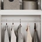 93.9H/74.2H Armoires Penderie Commode Tiroirs Rangement