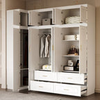 93.9H/74.2H Armoires Penderie Commode Tiroirs Rangement