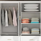 93.9H/74.2H Armoires Penderie Commode Tiroirs Rangement