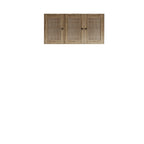 Armoire avec accents en rotin - Organisateur de vêtements spacieux et stylé