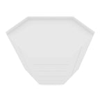 2.0 Placard d'angle moderne semi-ouvert à 3 sections et 4 tiroirs, lot de 3