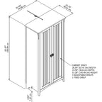 Armoire haute de rangement avec portes