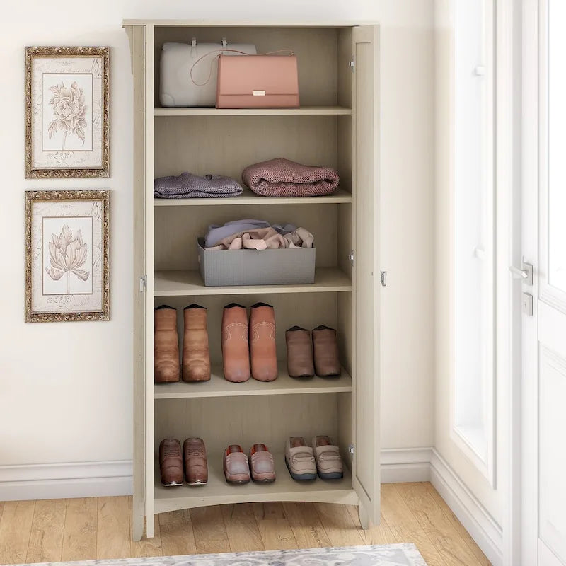 Armoire haute de rangement avec portes