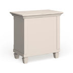 Table de chevet 3 tiroirs en pin blanc
