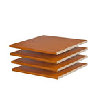 100 % bois massif pour 4 petites étagères de placards de chambre ou d'armoires familiales