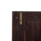 Armoire-penderie flexible 100% bois massif avec poignées en métal ou en bois
